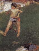 Paul Gauguin Wrestling kids Germany oil painting artist